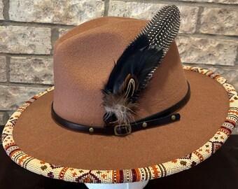 Beaded Fedora Hat, Women display picture 1