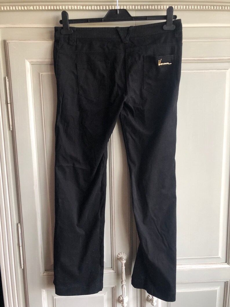 versace pants black vintage 90s