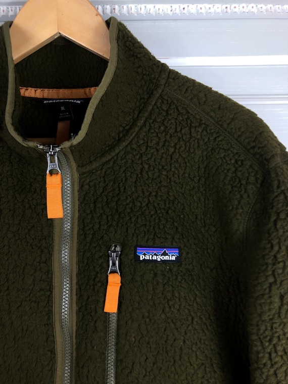 patagonia retro pile 1/3 zip fleece 90s vintage s