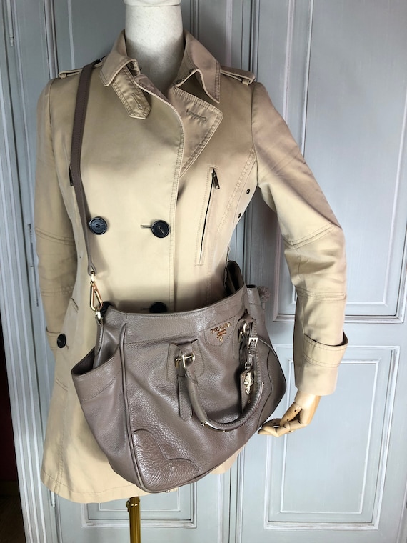prada leather bag