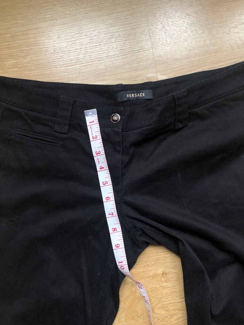 versace pants black vintage 90s