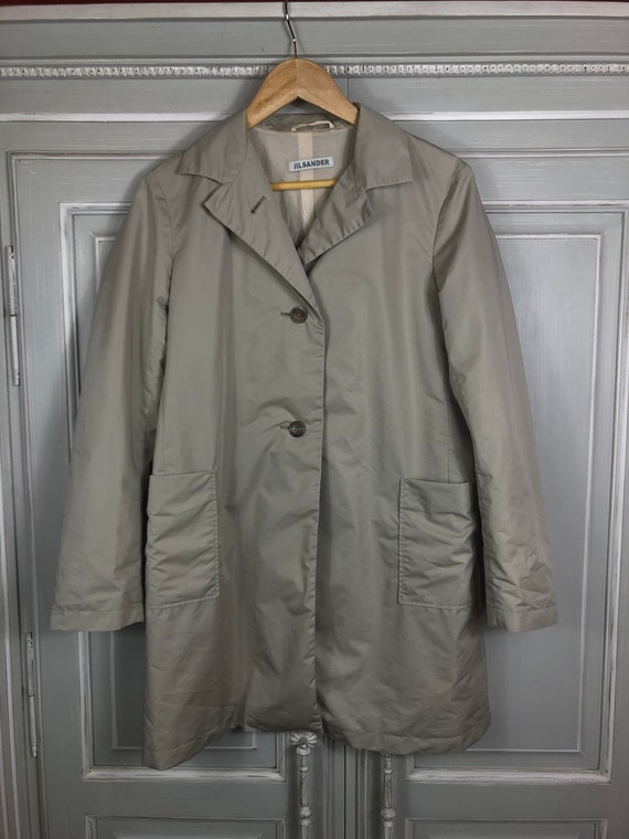 jil sander jacket trench coat