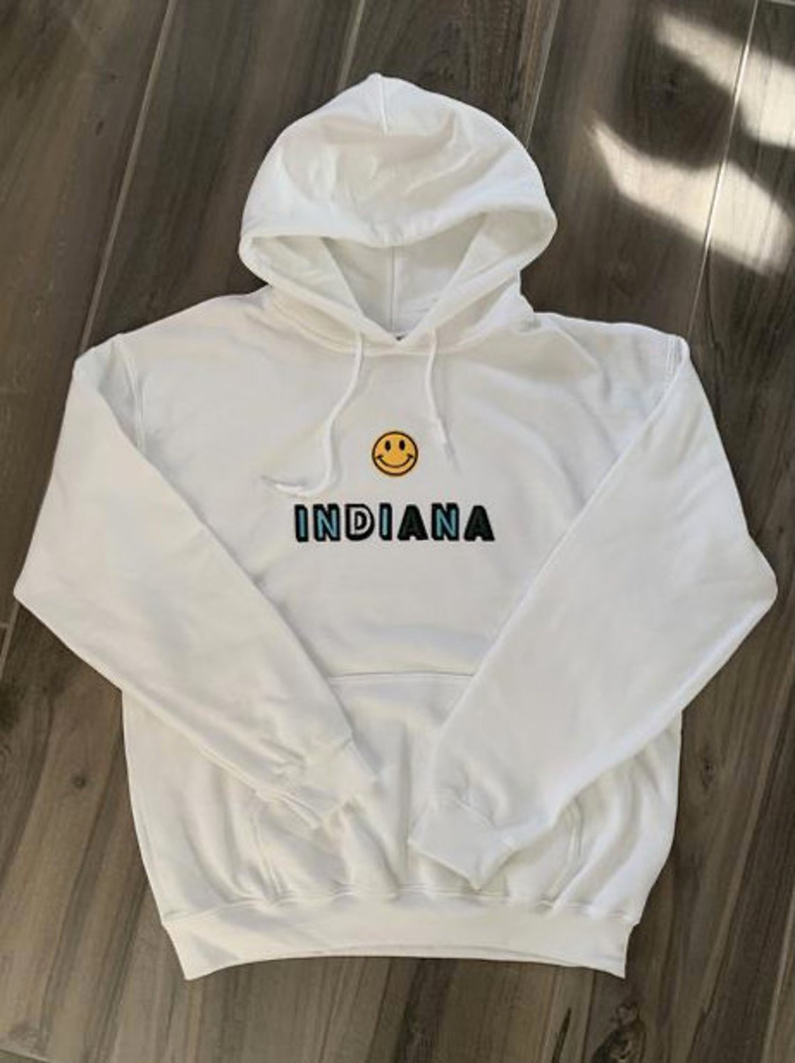 Custom College Embroidered Patch Letters Hoodie Etsy