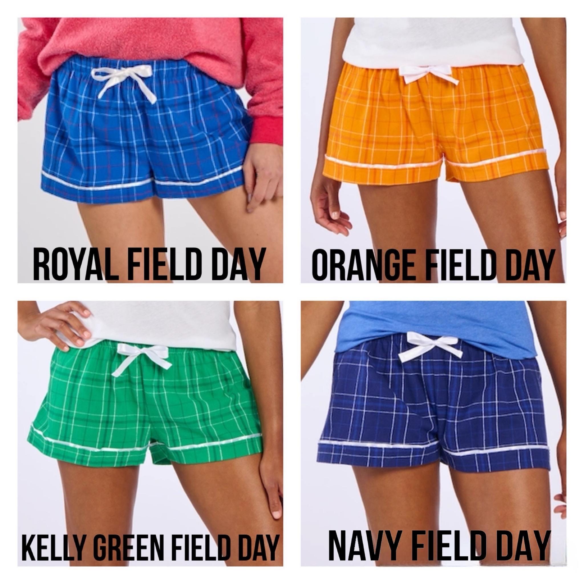 Custom College, Team, Sorority, Company, Camp Boxercraft Plaid Flannel Pajama Shorts Lounge Gift, Bed Party Graduation Gift, Mens and Womens