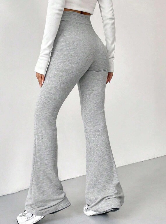 GOAT ESSENCE 4Tuck Flare Pants gray Custom College, Team, Dance