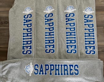 Custom College, Team Pants, Dance, Volleyball, Softball, Coach, Cheer, Varsity Straight Leg Sweatpants, Lounge Pants, Custom Text/Design