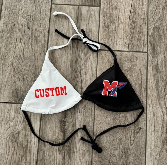 Custom College Apparel, Team or Your Company Logo Mix Match Bikini