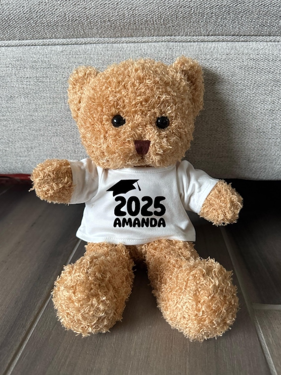 Custom Teddy Bear Shirt Custom Graduation Teddy Bear With Tee - Main Image