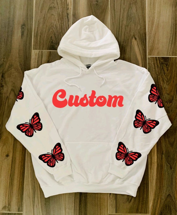 Custom College Apparel Butterfly Hoodie Game Day Tailgate 
