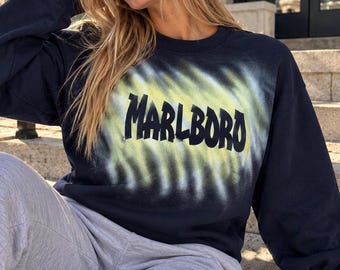 Custom College, Team Camp Air Brushed Crewneck or Off Shoulder Sweatshirt, Tailgate, Gift, Bed Party, Decorating, Trendy, Collegiate Font
