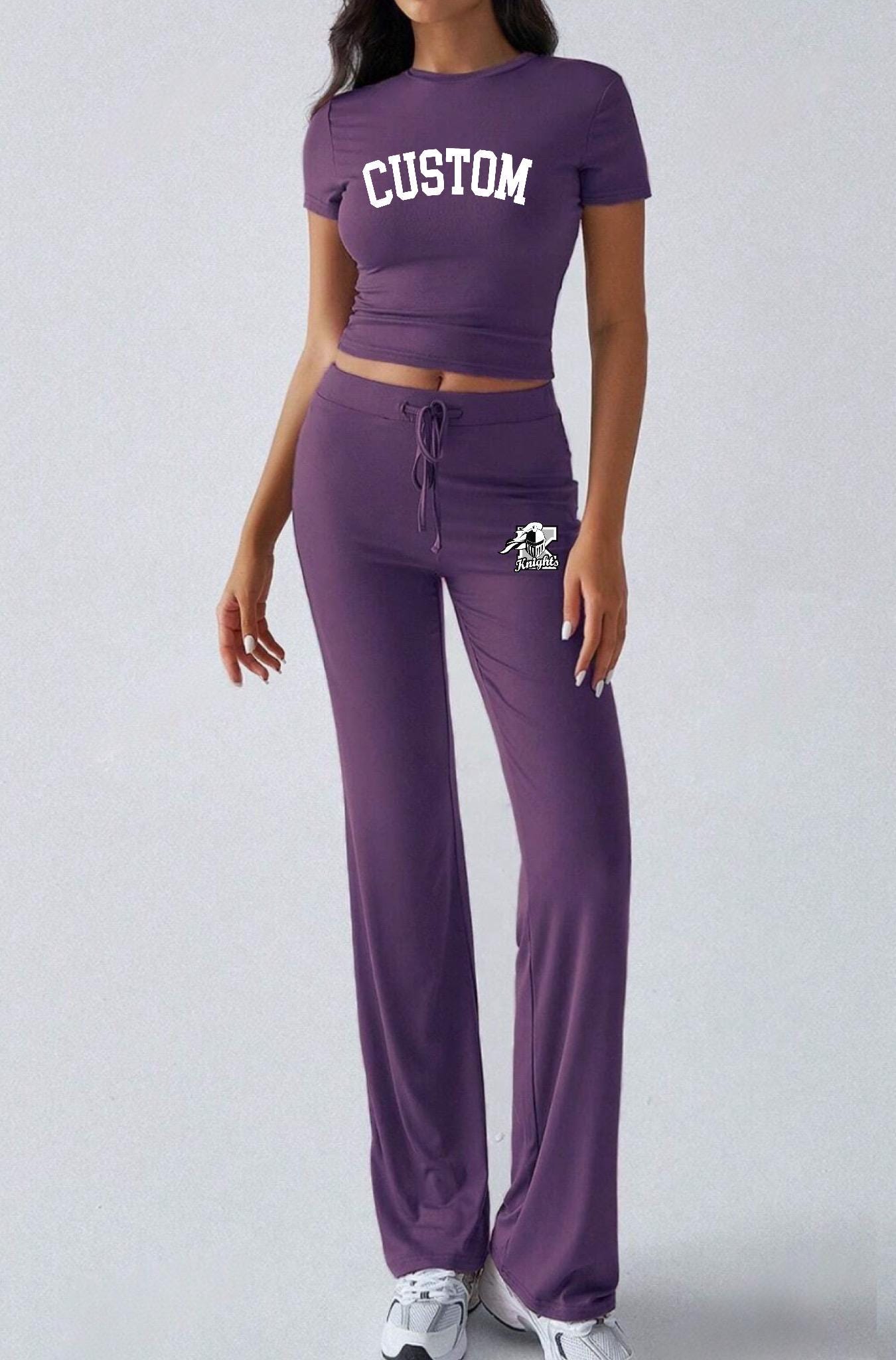 トップス KANDYTOWN COLLEGE LOGO Two Piece Sets Custom Sorority