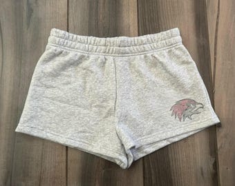 Custom College, Team, Camp, Rhinestone Logo Lounge Shorts, Dorm Wear, Bed Party Gift, Commitment, Game Day, Tailgate, Visiting Day Gift