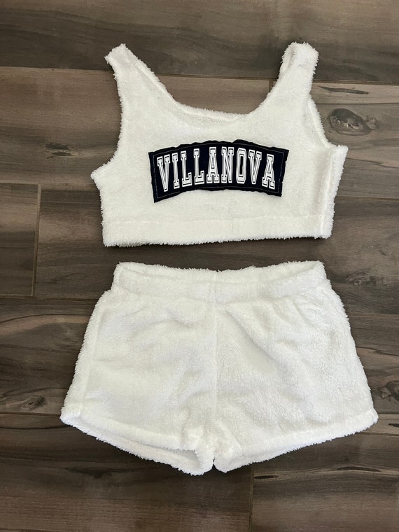 College Apparel Fuzzy Shorts and Tank 