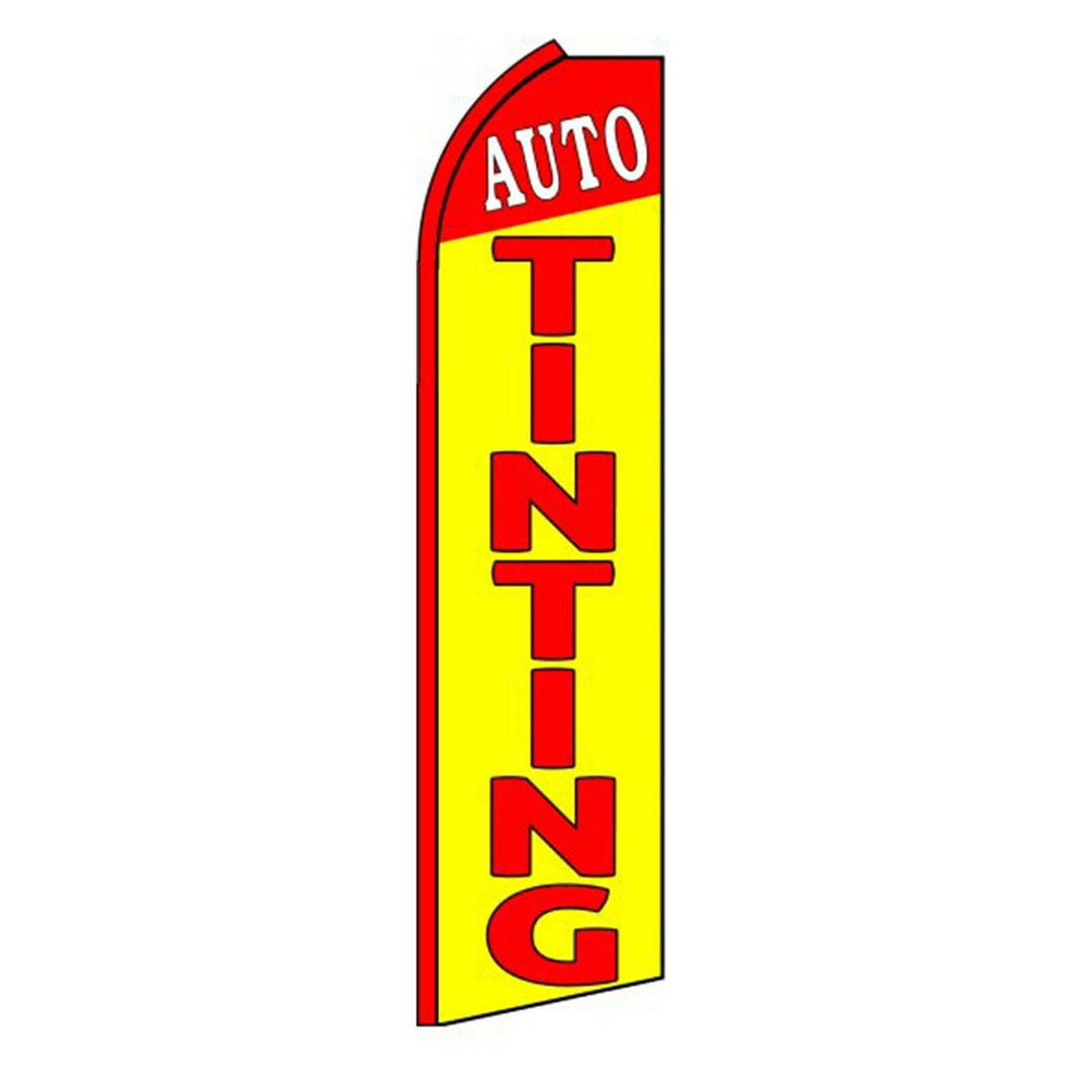 thumbnail image 2 of Extra Wide Windless Feather Flutter Flag Banner For Car Wash – SW10935 2 of 5