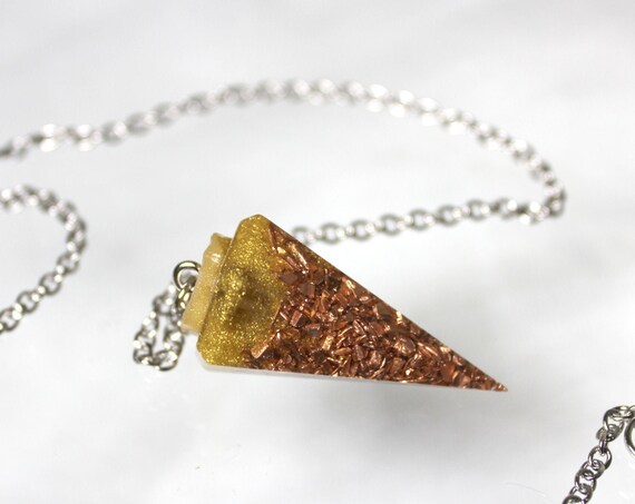Pendulum of Power - Orgone Energy Dowsing - Copper/Quartz