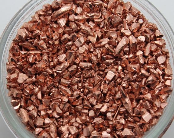 Raw Copper - For Crafts (3mm-10mm) Recycled Chopped for Resin Perfect for Orgone Pyramid Makers - Clean and Pure Great For Art and Artists