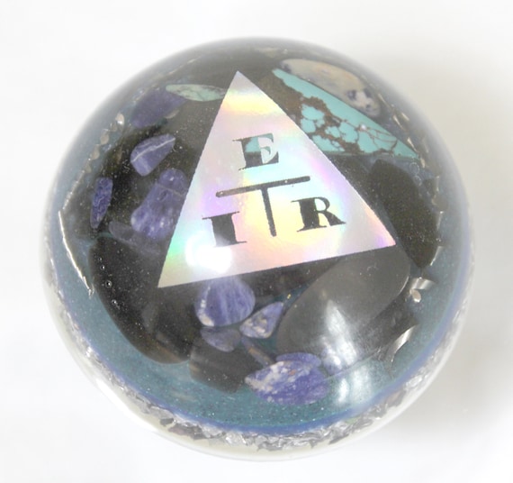 EMF Blocking Resistance Calculator Triangle Half Dome Steel Obsidian Shungite Turquoise