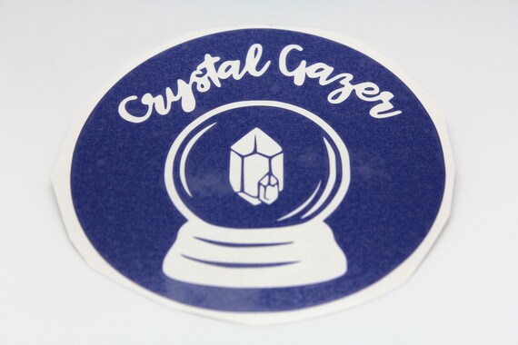 Crystal Gazer Sticker Vinyl for Laptop, Car Window, Home - Pick a Style! Perfect for the Metaphysical Teacher/Student/Practitioner
