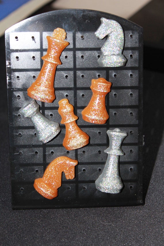 Wholesale Pinbacks - are we all just pawns? - 7 chess piece Pins - One Low Price! 1 inch+ pin - Resin Colorful Decorative Accessories!