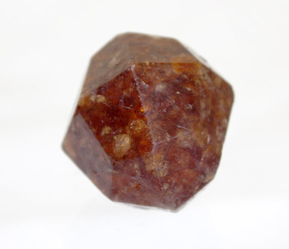 Copy of Tanzanian Garnet (Spessartine) - Made out of Spessartine and Resin - 1.5 inch Fun Randomly Odd and Strange Mineral Object of Art