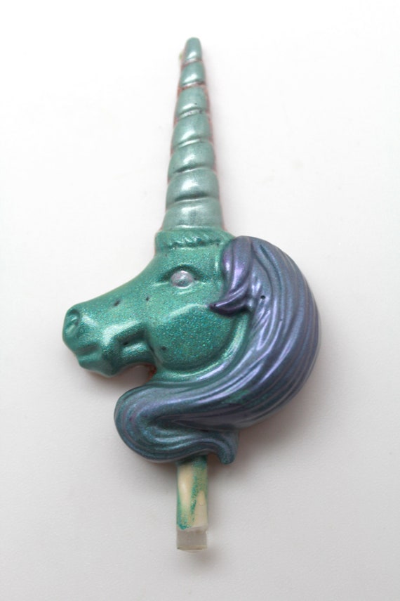 Iridescent Purple and Green Unicorn with Quartz, Garnets and Recycled Copper - Cool Color Orgone Power Generator - Super Fun Glitter Pop!