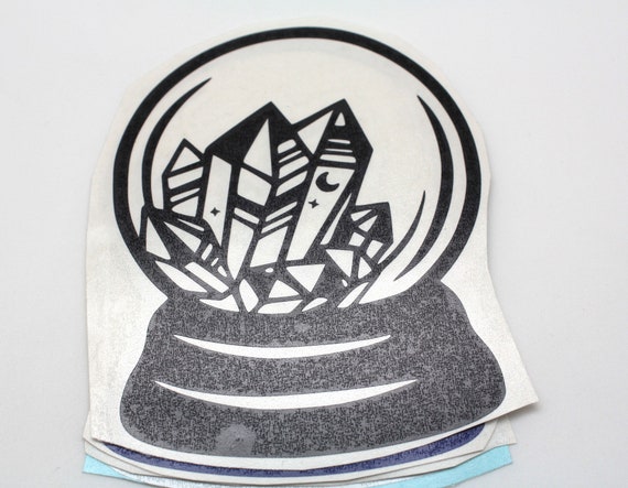 Crystal Gazer Ball Sticker Vinyl for Laptop, Car Window, Home - Pick a Style! Perfect for the Metaphysical Teacher/Student/Practitioner