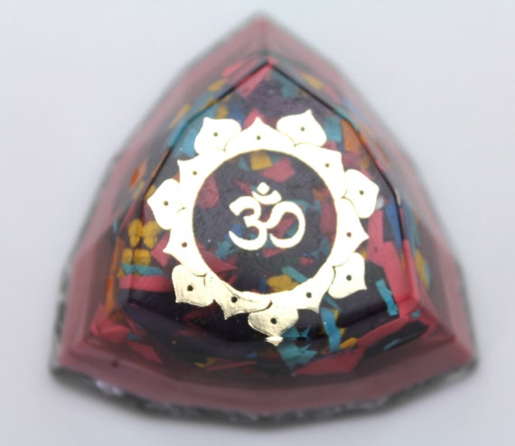 OM - Wild Color Mix EMF Blocker Golden Foil on shredded insulation Bauble 2.1 inch Electric Wire Insulation Fun Pocket Electrical Dampener
