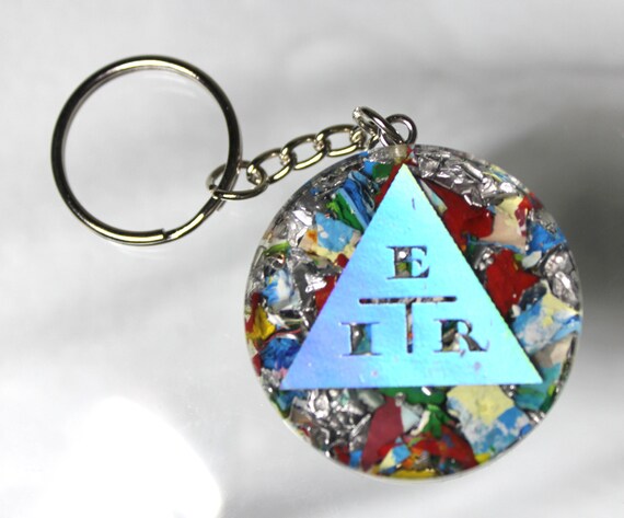 EMF Blocker Keychain Pocket Electrical Blocker 1.5 inch Foil Ohm's Law, Insulation