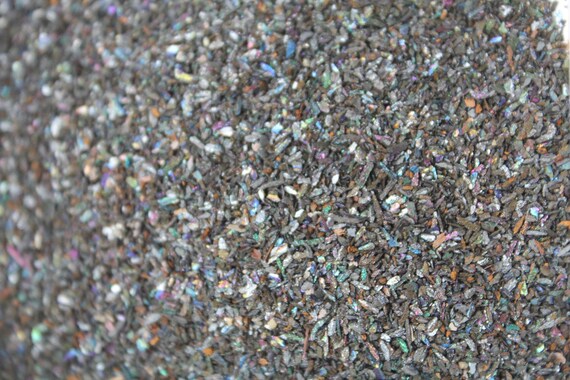 RAINBOW HEMATITE - Small Grain (1-3mm) for crafts - inlay - resin - natural from Brazil 1990's Stock Closed Location