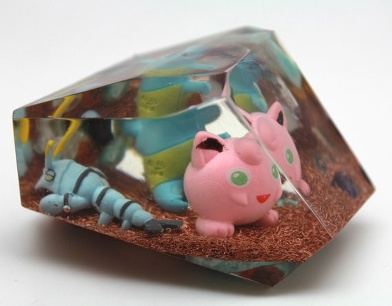 Pokemon Spawn Cluster! Jigglypuff, Croconaw and Clauncher - Water Biome Orgone Generator Gem Minerals and Copper Super Fun Environment