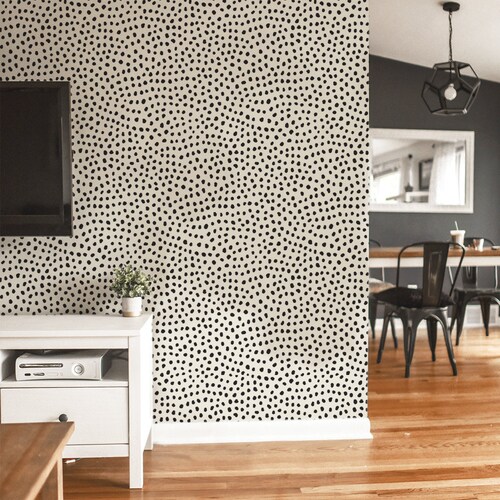 Dalmatian Spots Removable Wallpaper Pattern 39 Etsy UK
