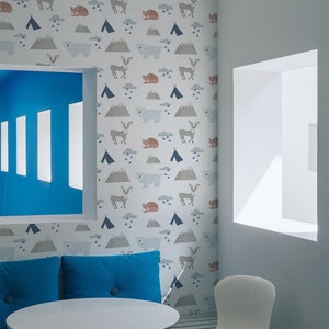Forest Animals | Removable Wallpaper | Pattern #178