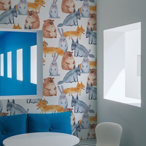 Cute Animals | Removable Wallpaper | Pattern #218