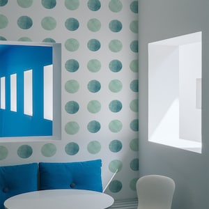 Removable Wallpaper | Watercolor Dots Pattern #279 | Peel & Stick Accent Wall Decor