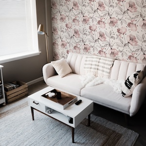 Flower Roses | Removable Wallpaper | Pattern #81
