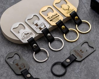 Abrebotellas personalizado grabado: Regalos para padrinos de boda, recuerdos de boda.