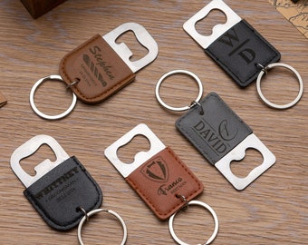 Gepersonaliseerde flesopener sleutel, gegraveerde bieropener, logo flesopener, vriendje cadeau, cadeau voor hem, verjaardagscadeau, bruidsjonkers cadeau