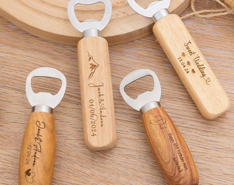 Custom Opener,Wedding Favor,Groomsmen Gift,Personalized Wood Bottle Opener,Wedding Bottle Opener,Boyfriend Gift,Custom Party Favors