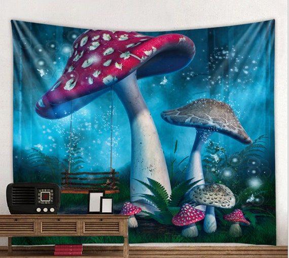 mushroom tapestry