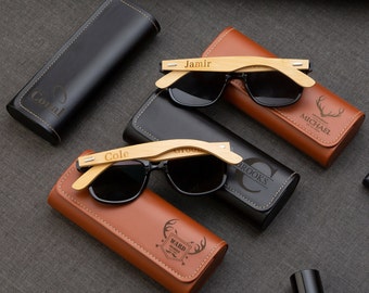 Occhiali da sole personalizzati per matrimoni, occhiali da sole in legno, incisione per lo sposo, regalo di compleanno, regalo di anniversario, idea regalo per nozze, occhiali da sole da uomo