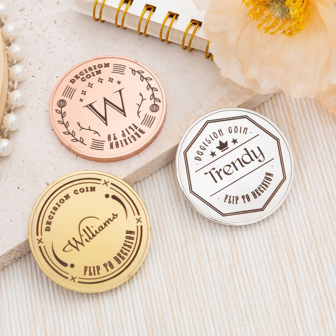 Custom Name Coin,personalized Coin,custom Flip Coin,decision Making ...