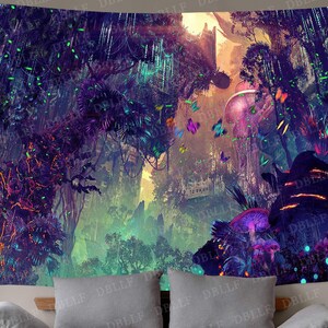 fairy forest tapestry