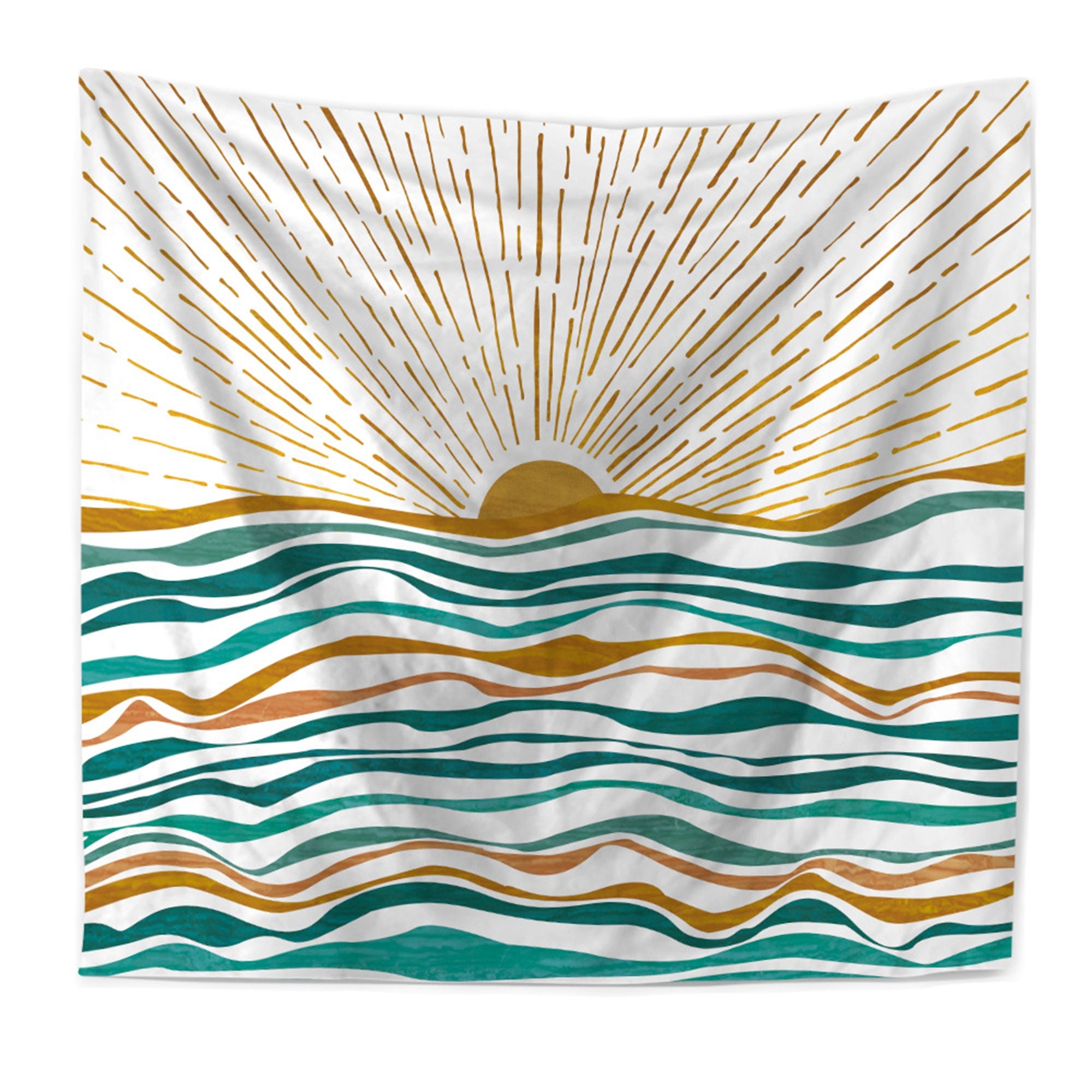Sun Tapestry Waves Tapestry Ocean Tapestry Abstract Etsy UK