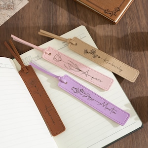 Leather Bookmark,
Cute Bookmark,
Book Mark,
Unique Bookmark,
Floral Bookmark,