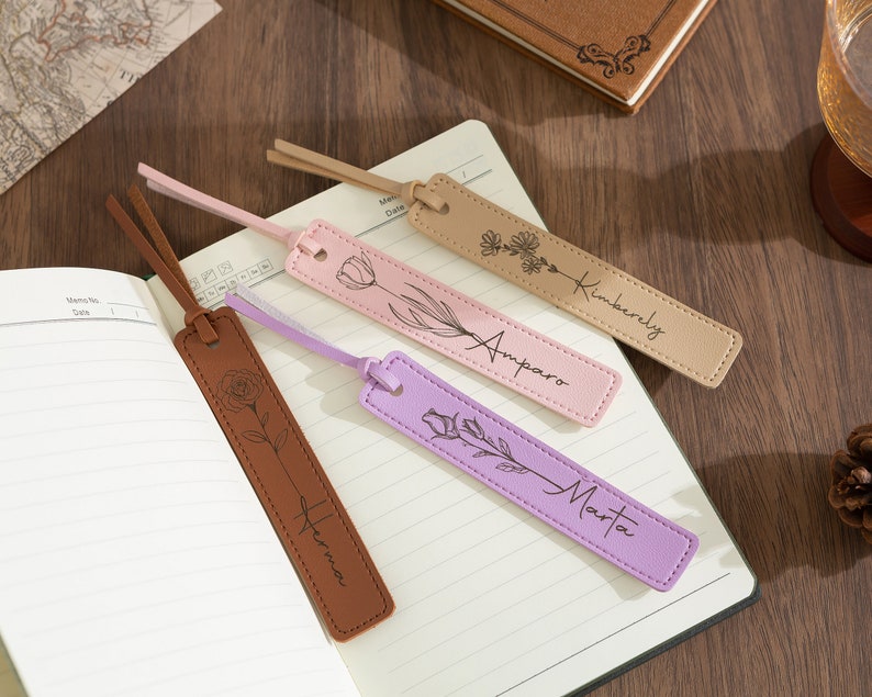 Leather Bookmark,
Cute Bookmark,
Book Mark,
Unique Bookmark,
Floral Bookmark,