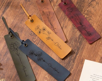 Leather Bookmark,Library Bookmark,Personalized Gifts,Custom Book Mark,Bookmark for Women,Custom Bookmark,Gifts for Teachers,Handmade Gift