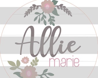FILE SVG floreale Allie Marie