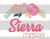 Sierra Marie Florals SVG FILE