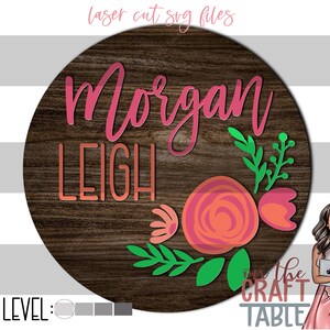 Morgan Floral SVG File