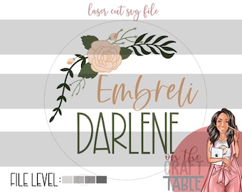 Emberli Floral SVG File
